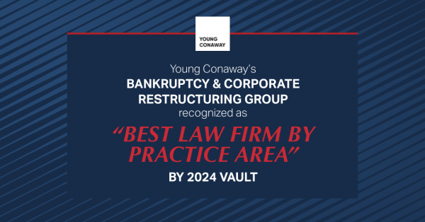 Bankruptcy And Corporate Restructuring Group Recognized By 2024 Vault ...